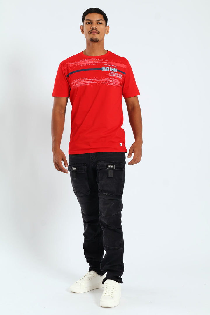 Gunner Cargo Pocket Denim - Black