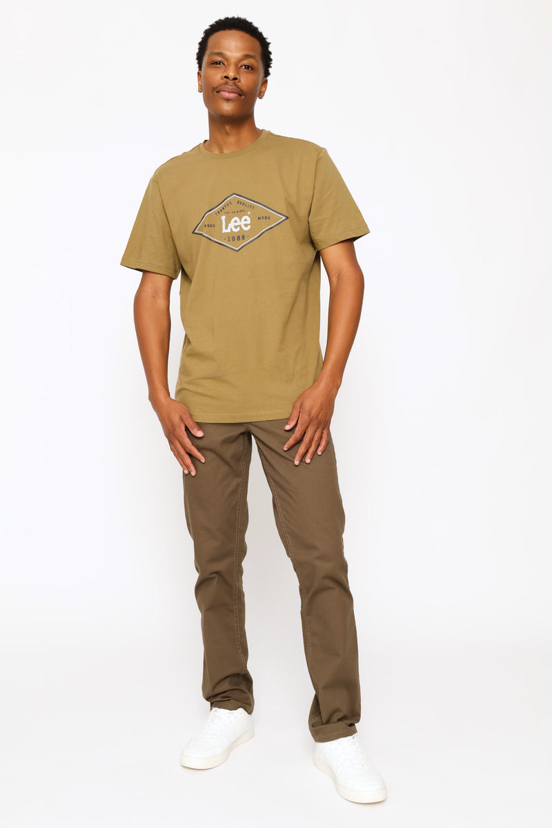 Diamond Club Tee - Khaki