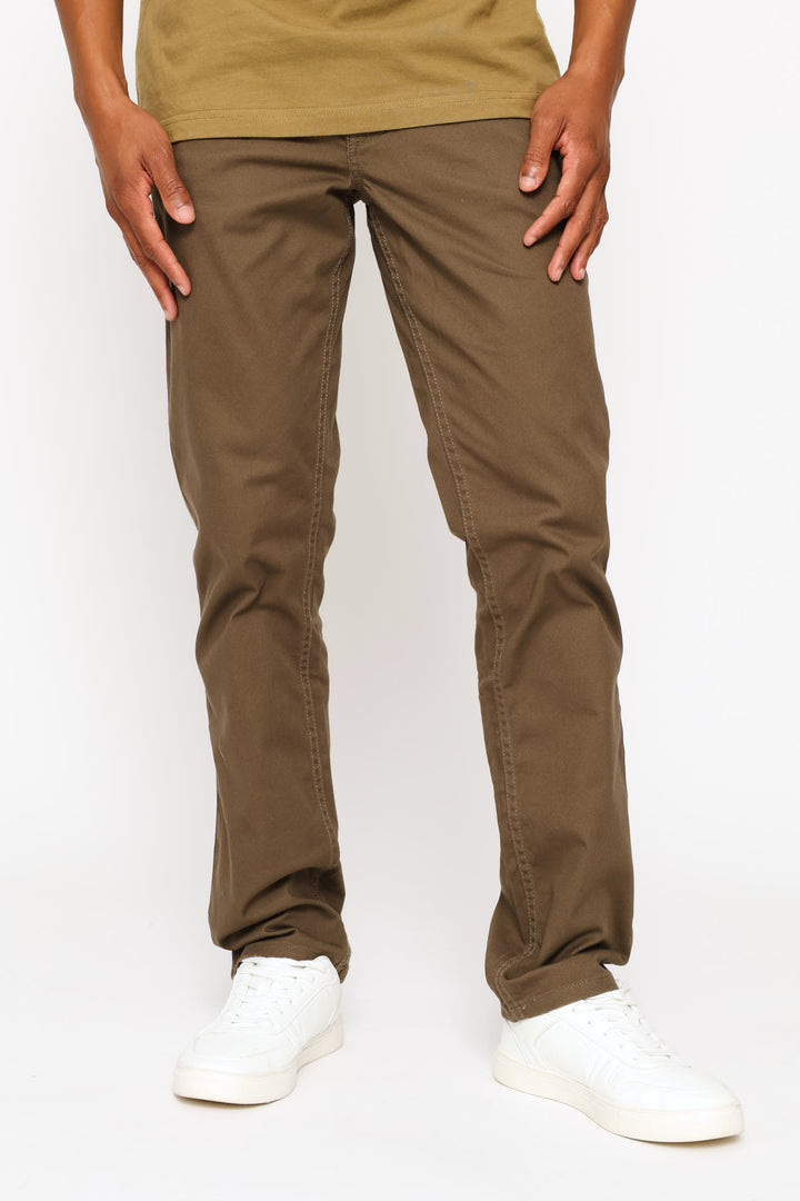 Brooklyn Stretch Twill Pant - Fatigue