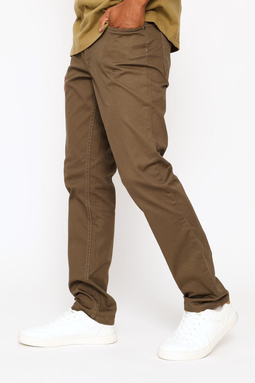 Brooklyn Stretch Twill Pant - Fatigue