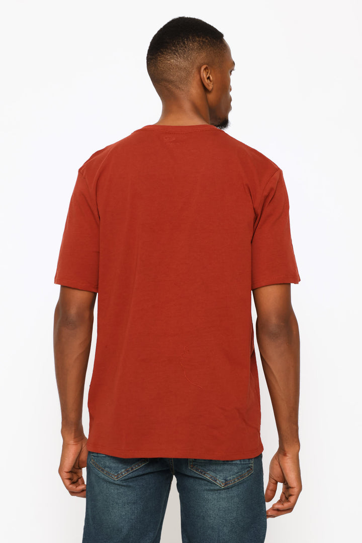 Camper Van Woods Tee - Ochre