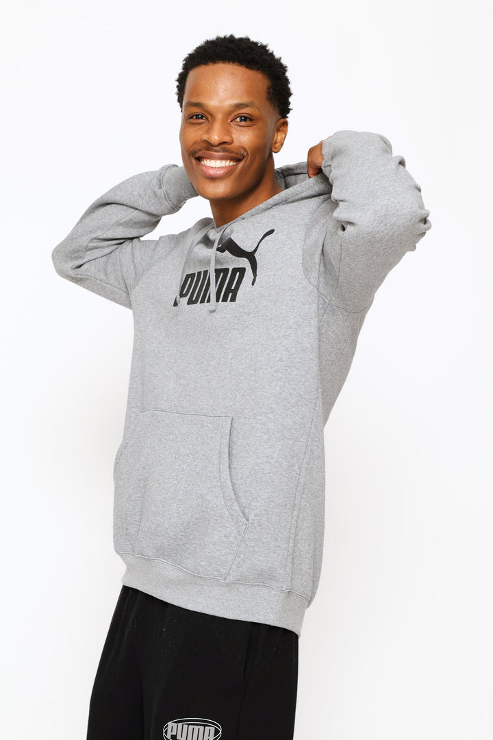 Essential No 1 Logo Fleece Top - Grey