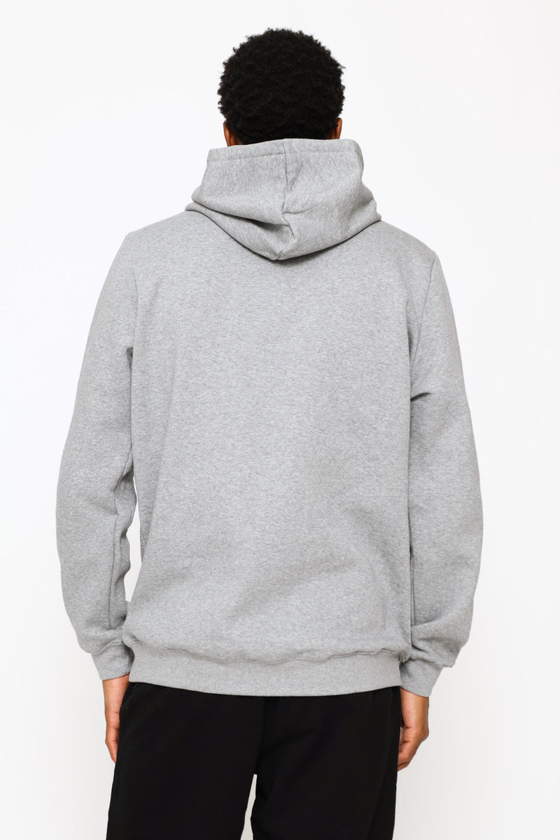 Essential No 1 Logo Fleece Top - Grey