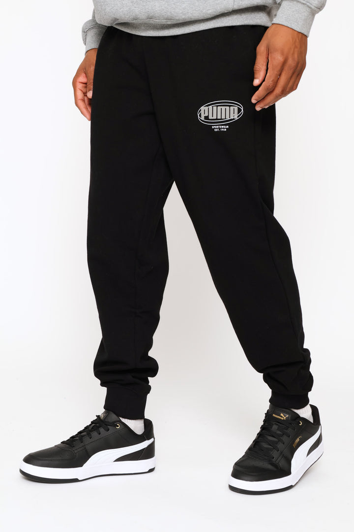 Logo Lab Sweatpants - Black