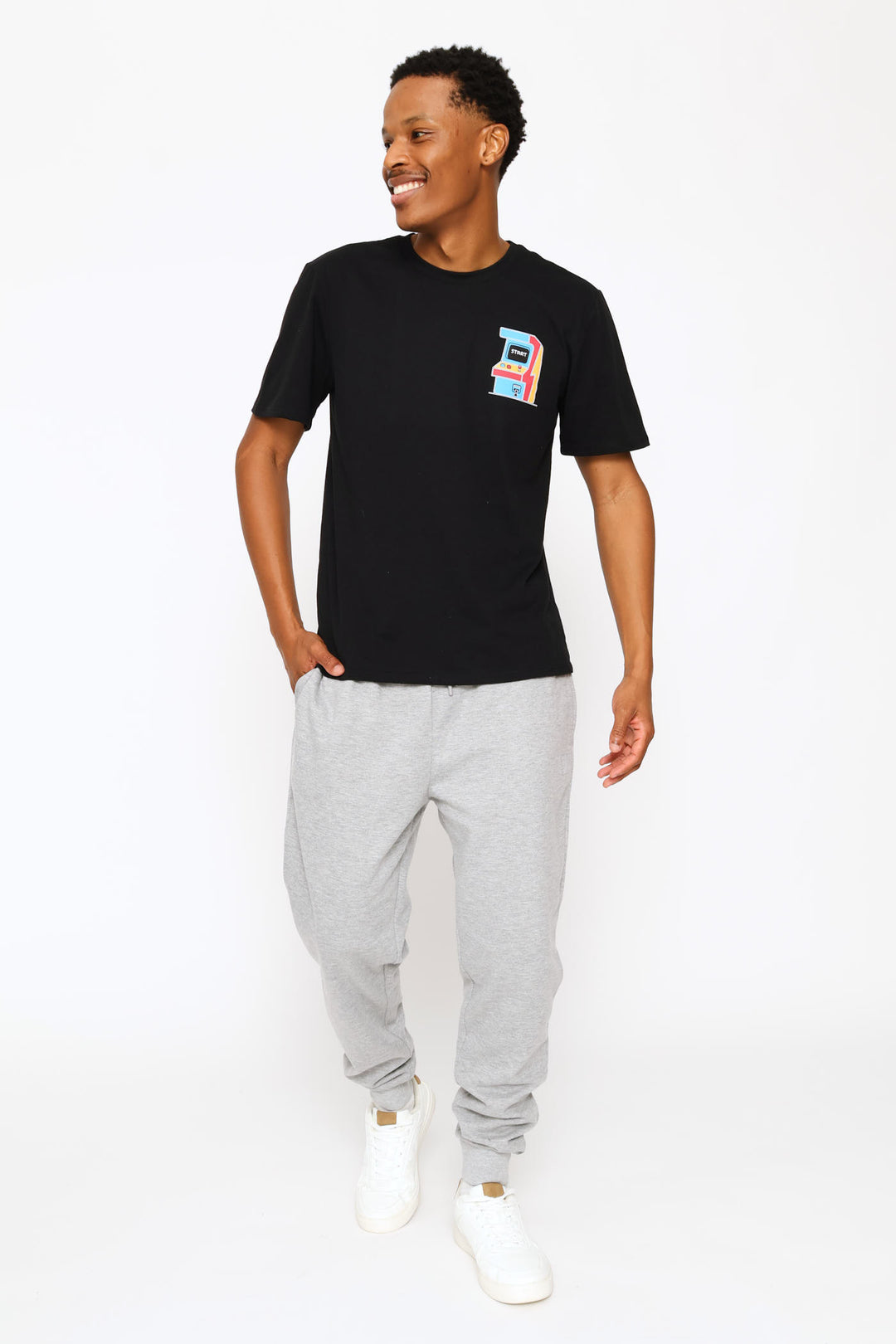 Basic Fleece Jogger - Grey Melange