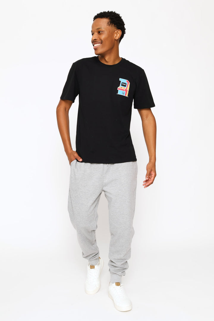 Basic Fleece Jogger - Grey Melange