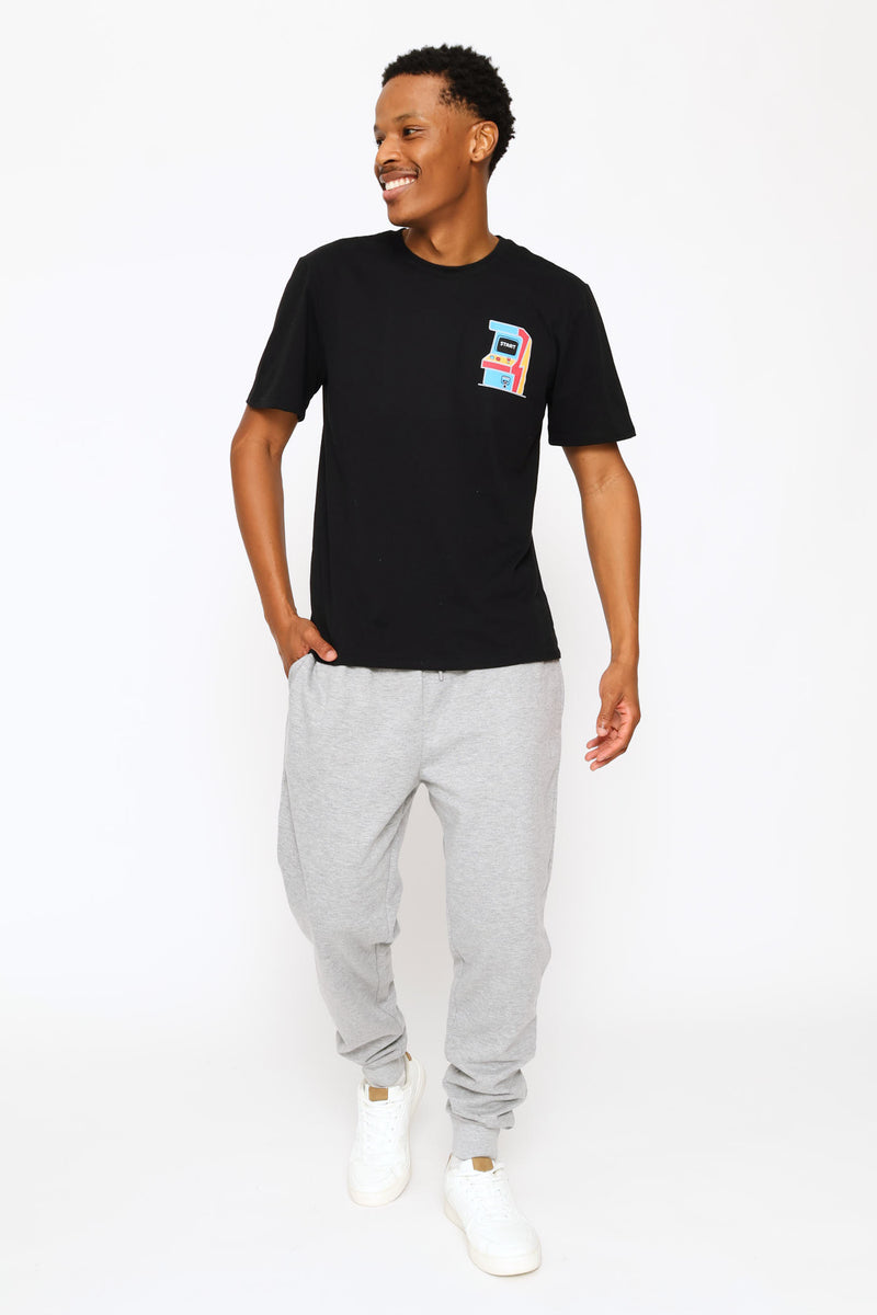 Basic Fleece Jogger - Grey Melange