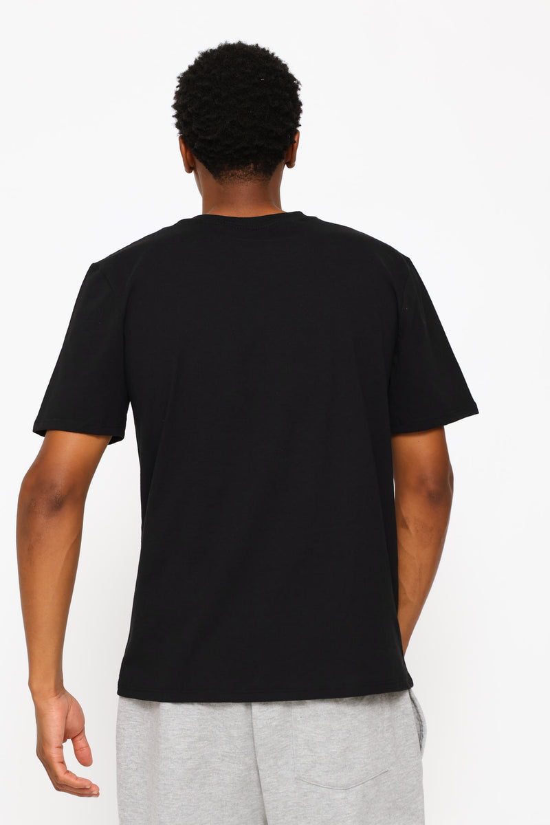 Small Arcade  Print Tee - Black