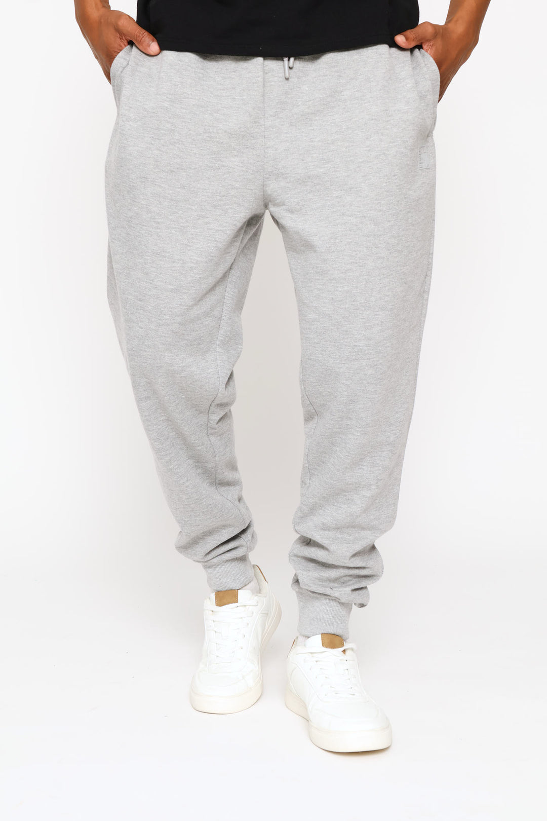 Basic Fleece Jogger - Grey Melange