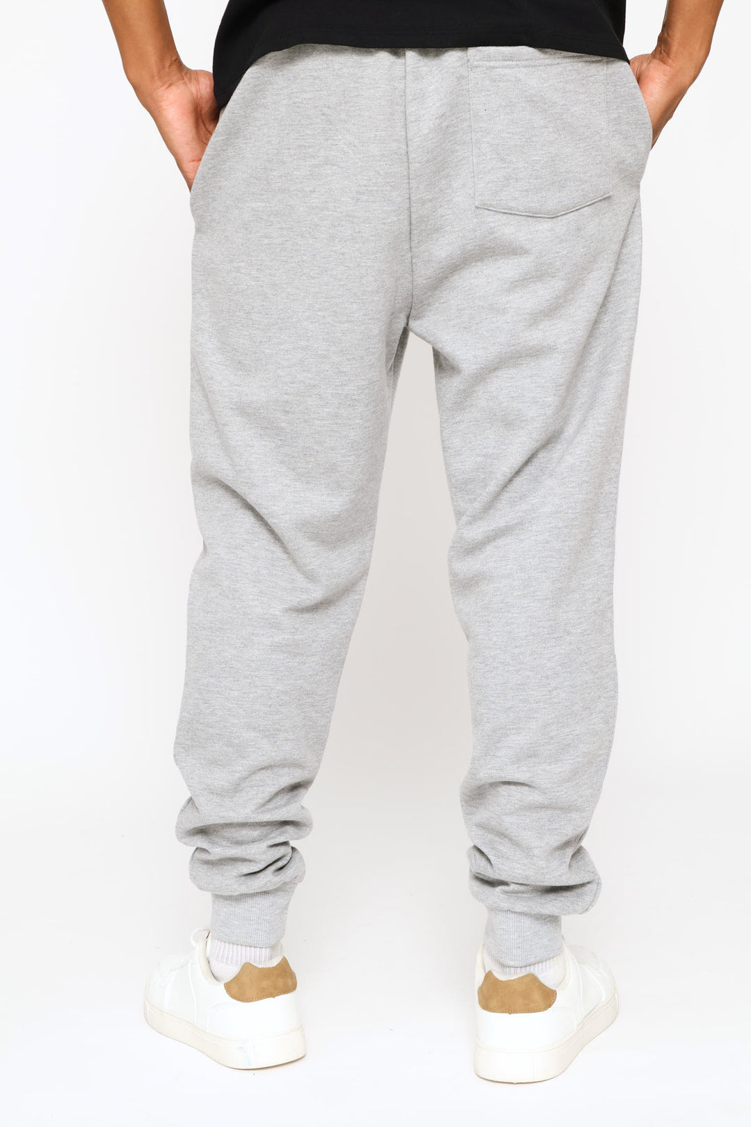 Basic Fleece Jogger - Grey Melange