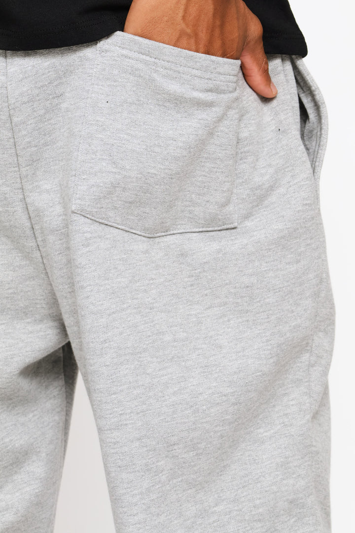 Basic Fleece Jogger - Grey Melange