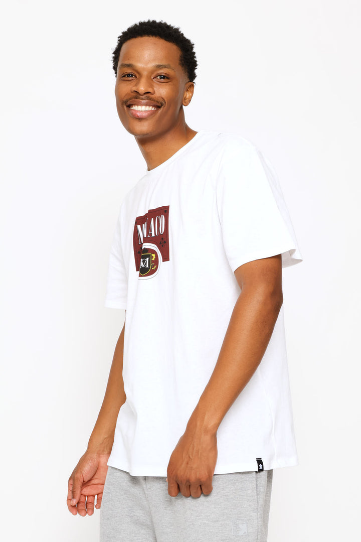 Monaco Racing Printed Tee - White