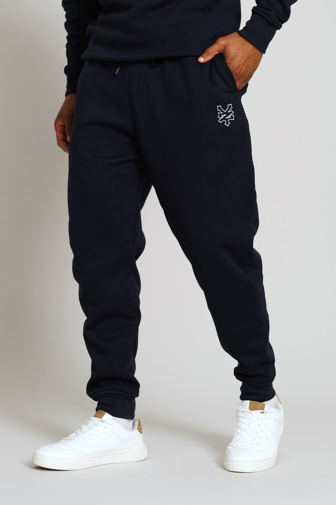 Badge Trackpant - Navy