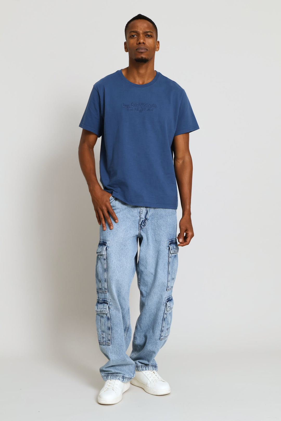 Relaxed Fit Tee - Blue