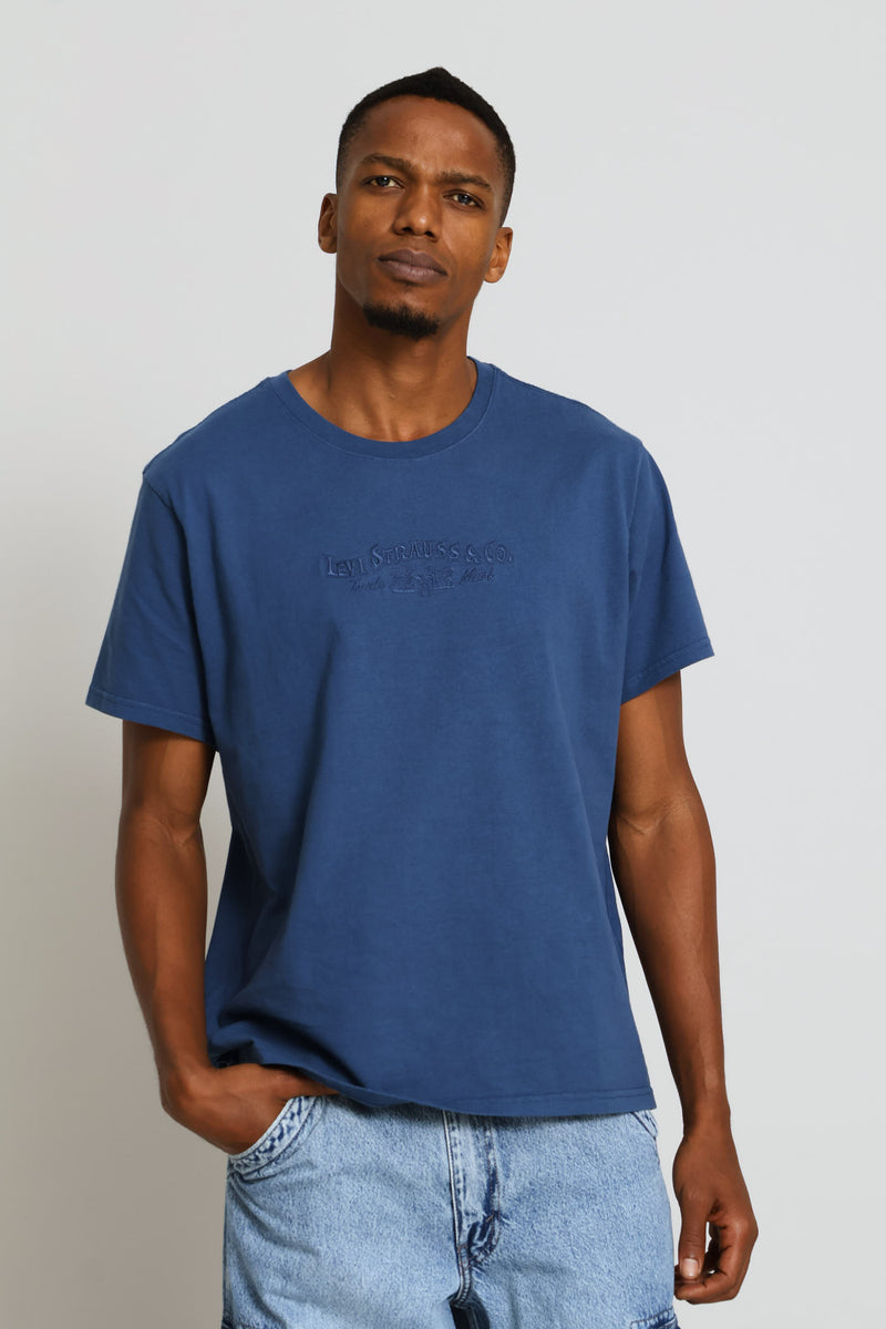 Relaxed Fit Tee - Blue