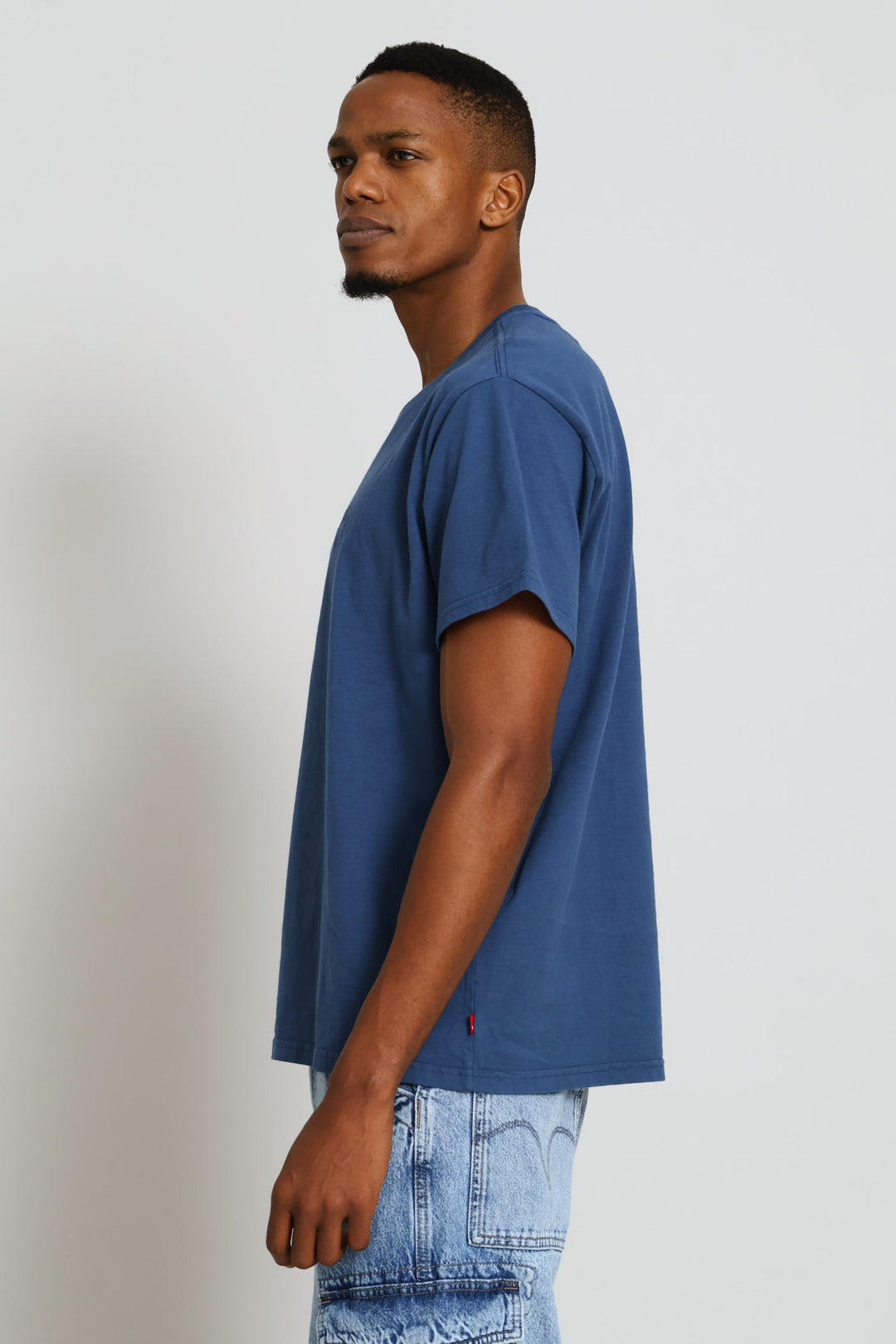 Relaxed Fit Tee - Blue