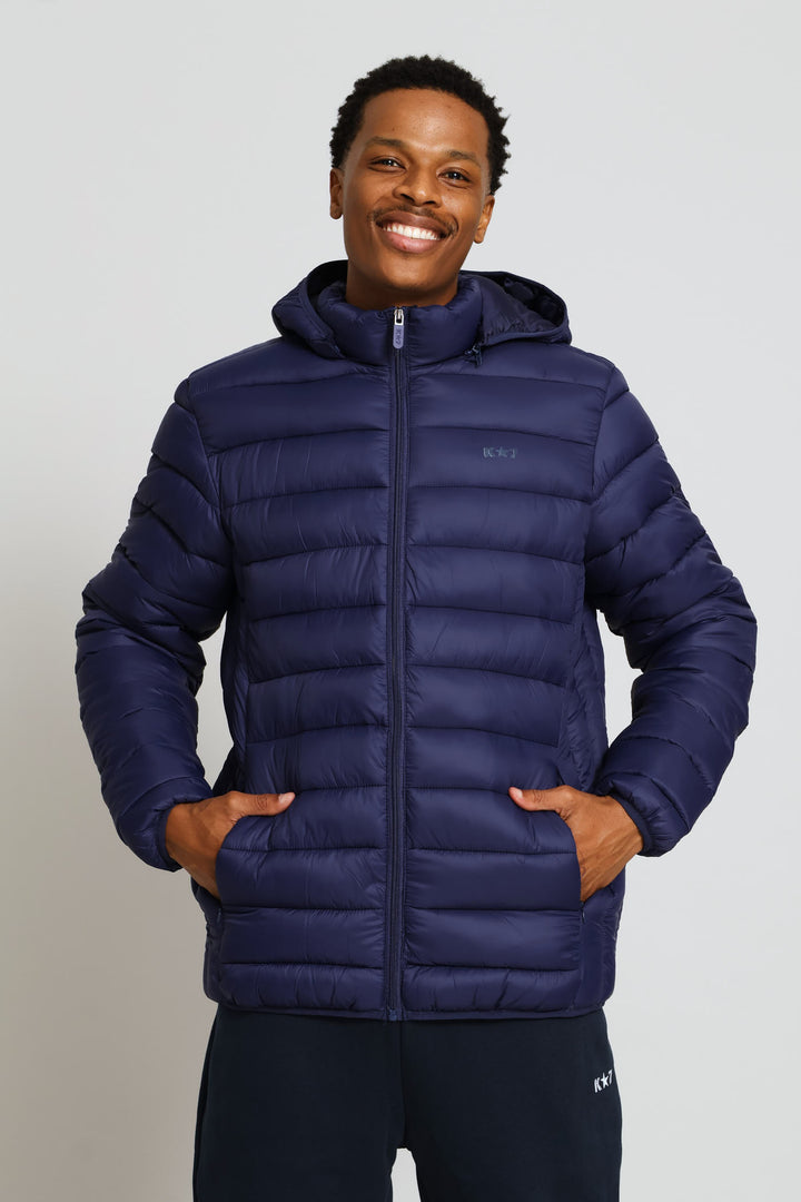 Norman Puffer Jacket - Navy