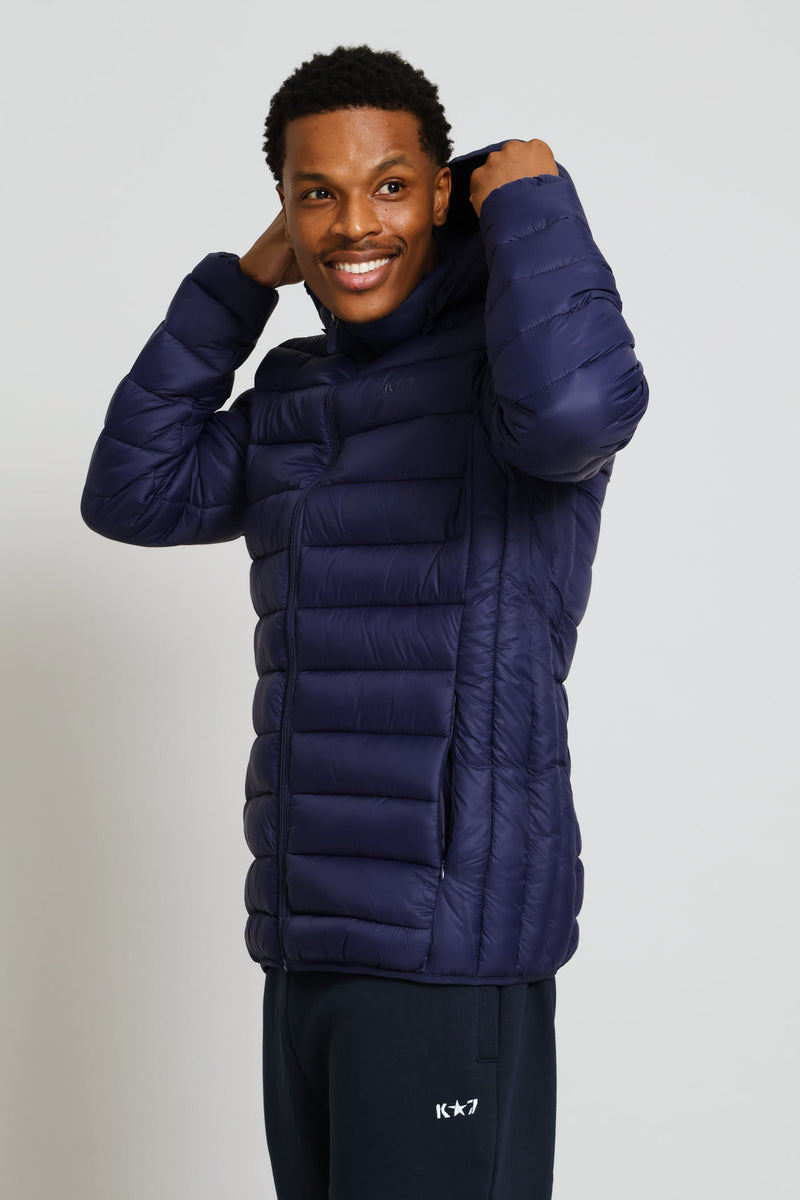 Norman Puffer Jacket - Navy