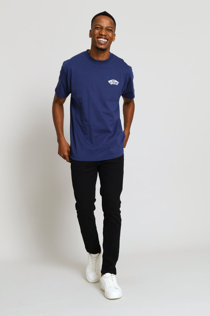 Double Standard Short Sleeve Tee - Indigo