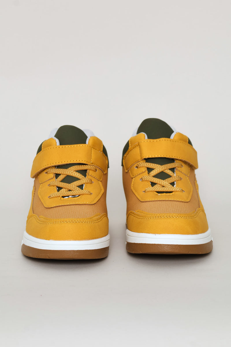 Pre-Boys Midtop Honey Sneaker - Yellow