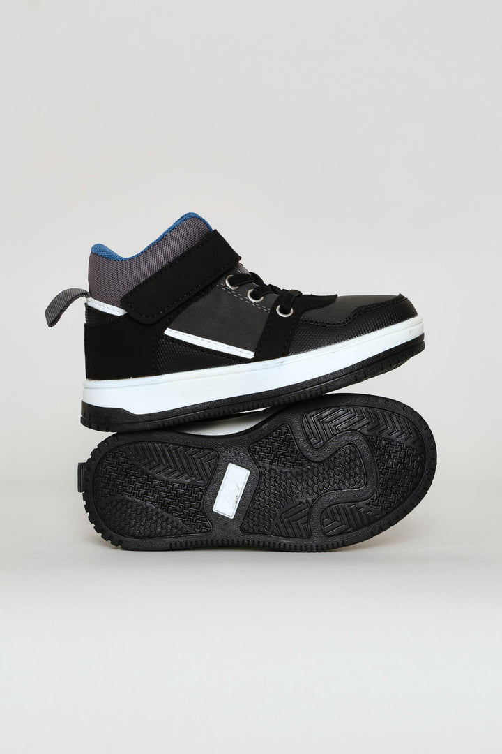 Pre-Boys Hitop Sneaker - Charcoal