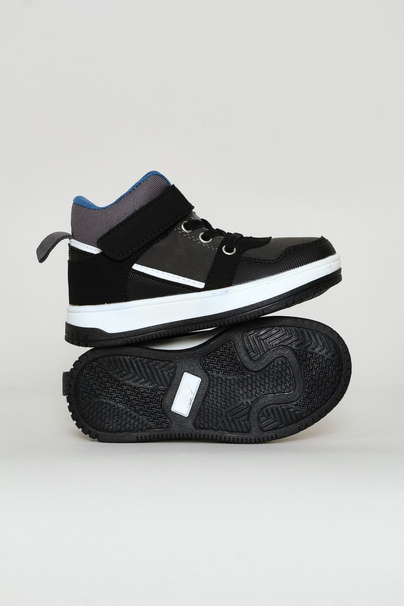 Pre-Boys Hitop Sneaker - Charcoal