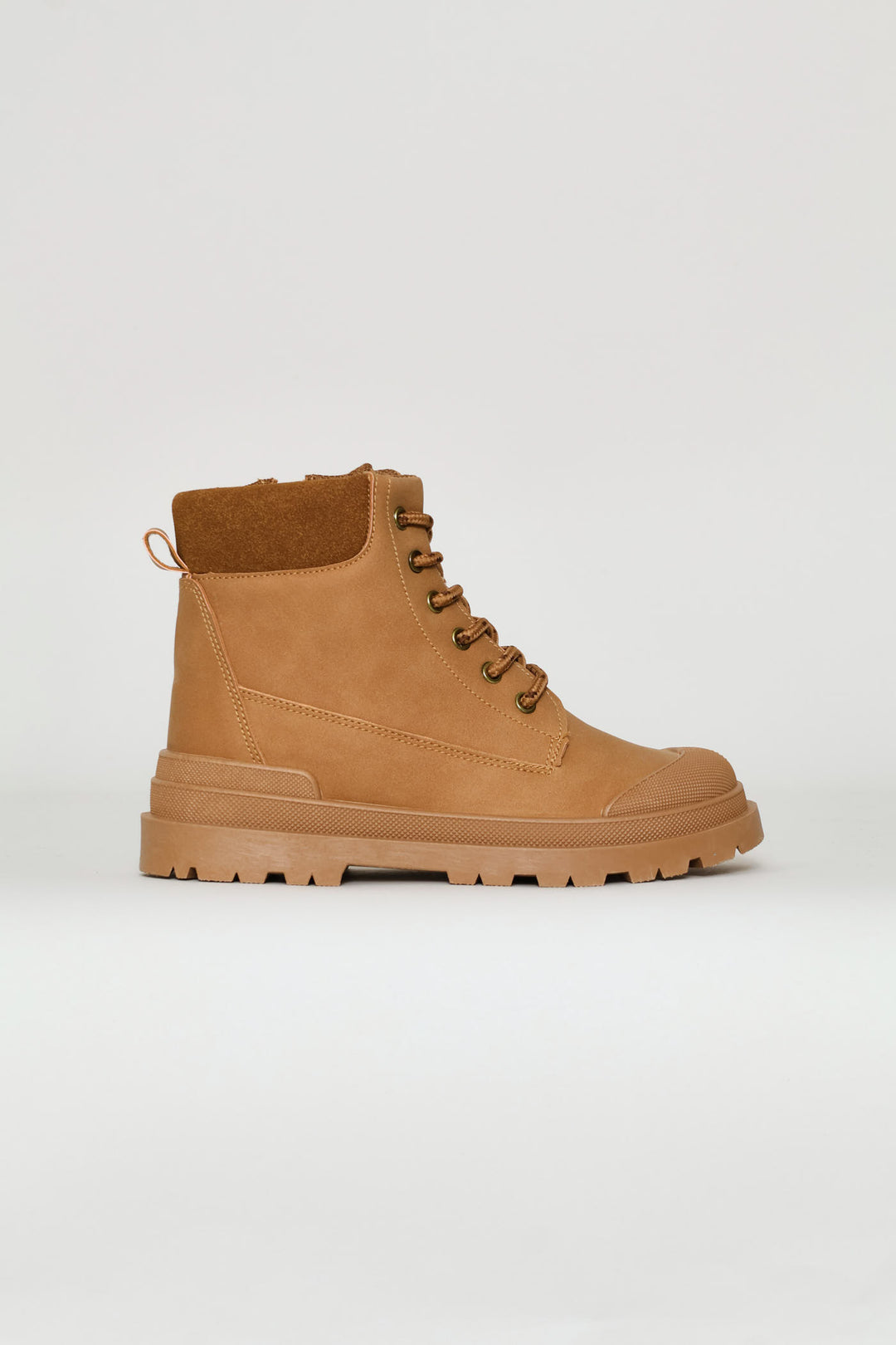 Boys Toe Cap Hiker Boot - Honey
