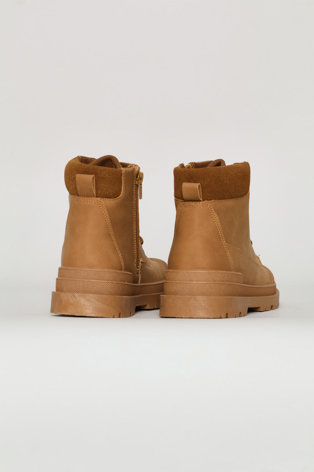 Boys Toe Cap Hiker Boot - Honey