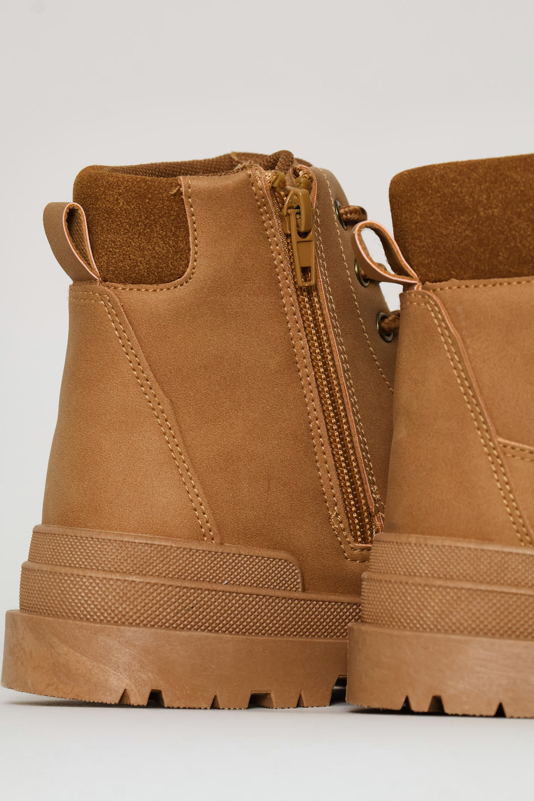 Boys Toe Cap Hiker Boot - Honey