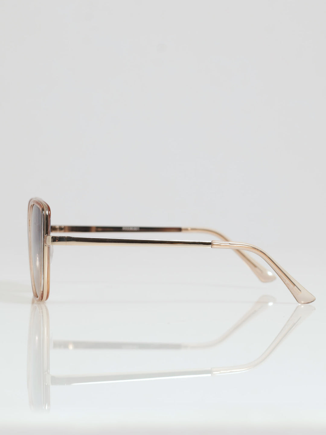 Ombre Lens Cateye Sunglasses - Gold