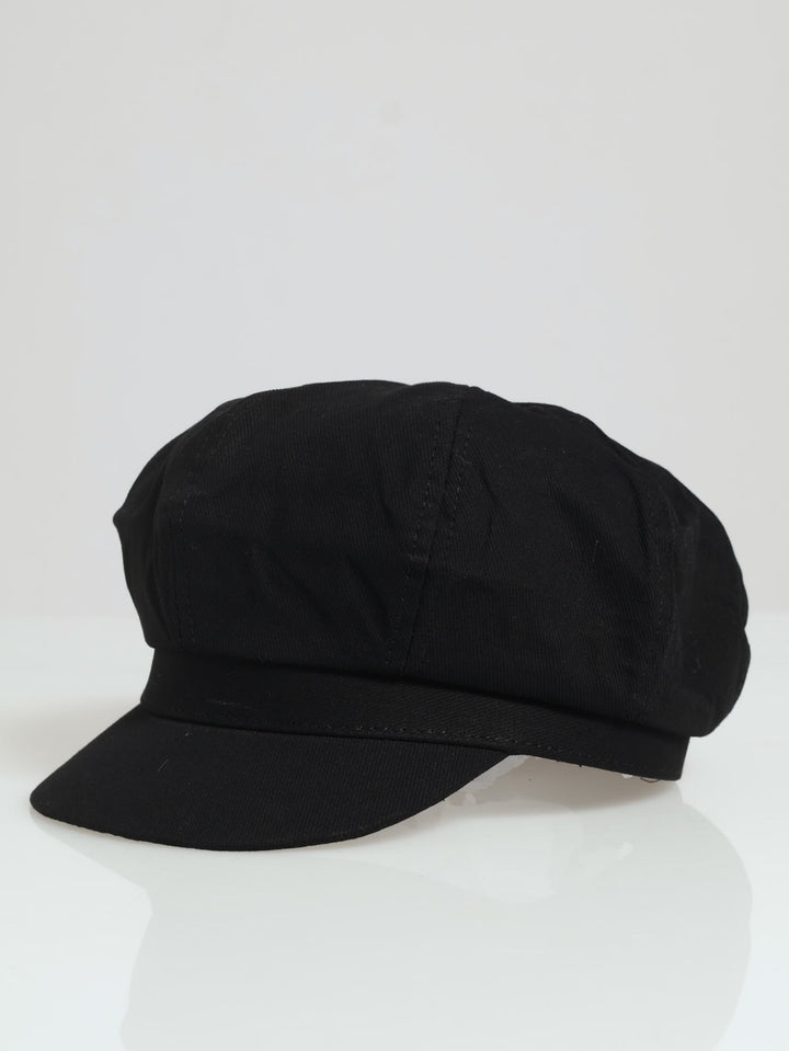 Baker Boy Hat - Black