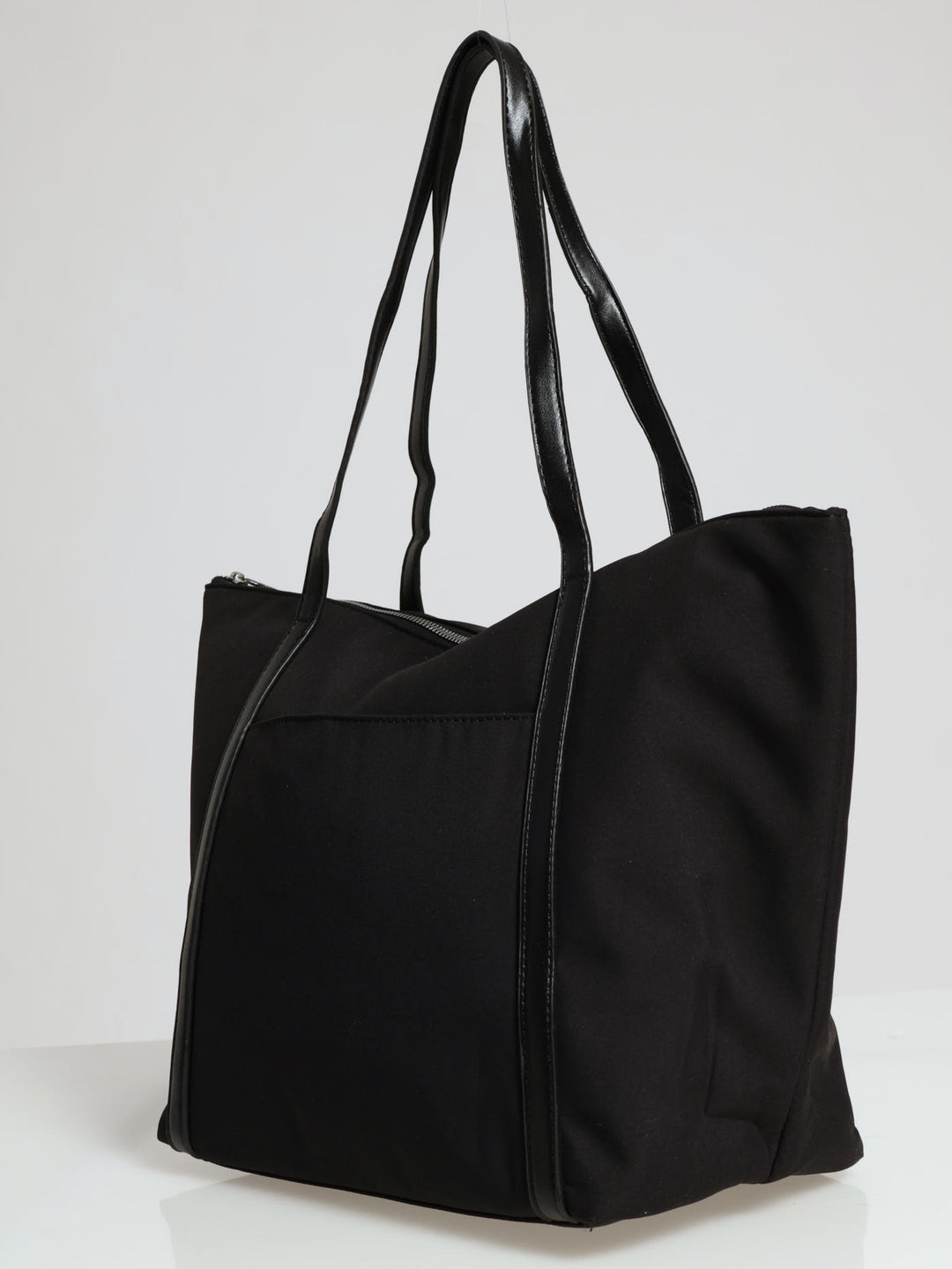 Nylon Shopper Bag - Black