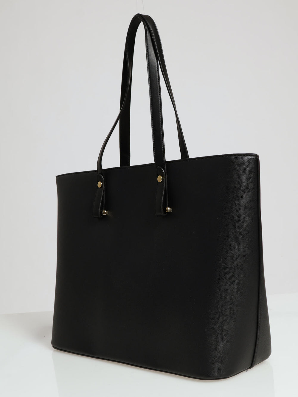Back Handag Gold Trim Shopper Bag - Black – Edgars