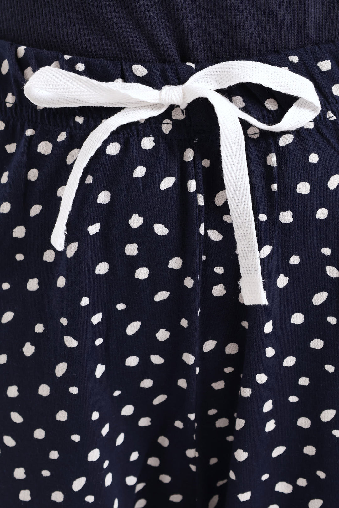 Spots Capri Pants - Navy