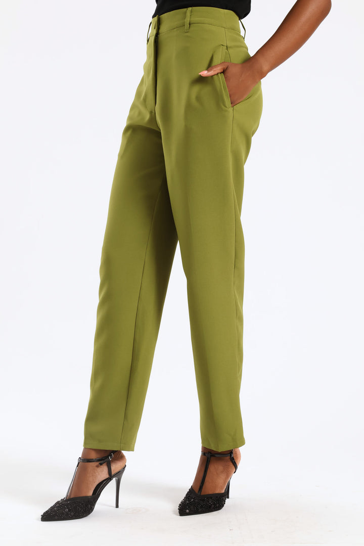 Welt Pocket Slim Leg Pant - Matcha