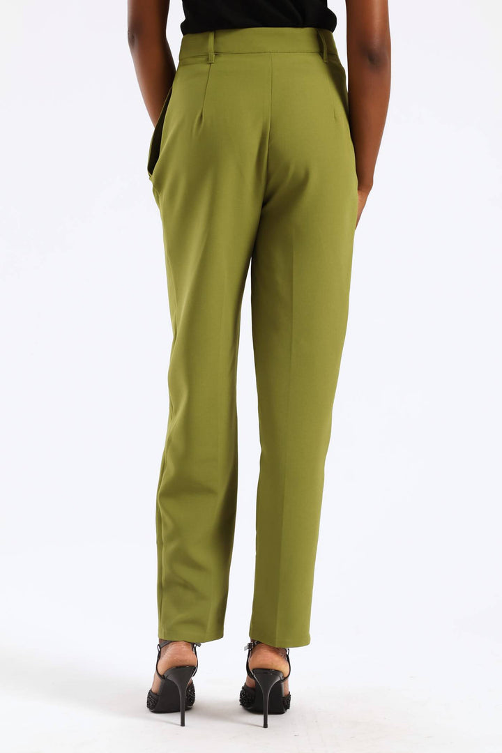 Welt Pocket Slim Leg Pant - Matcha