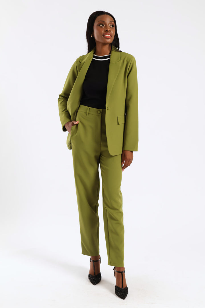 Welt Pocket Slim Leg Pant - Matcha