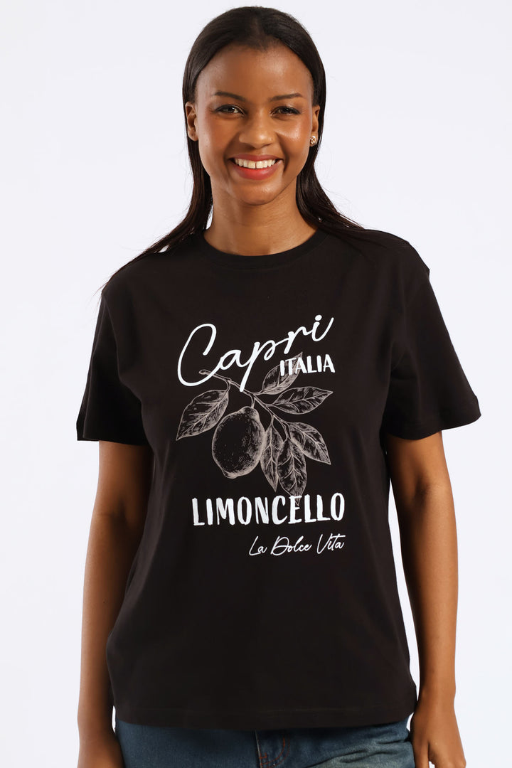 Limoncello Tee - Black