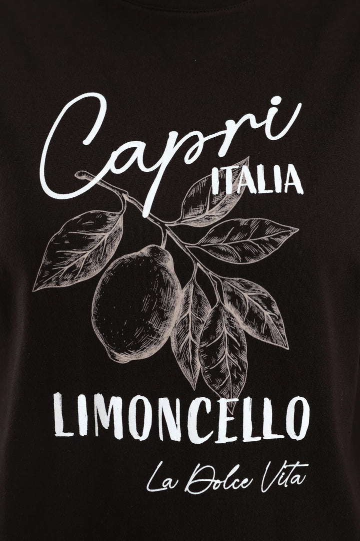 Limoncello Tee - Black