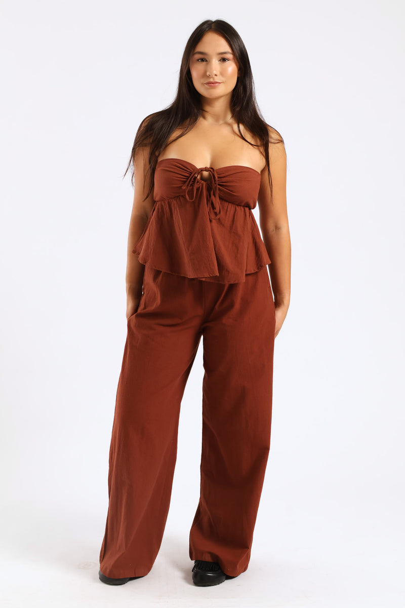 Relaxed Pant - Chocolate