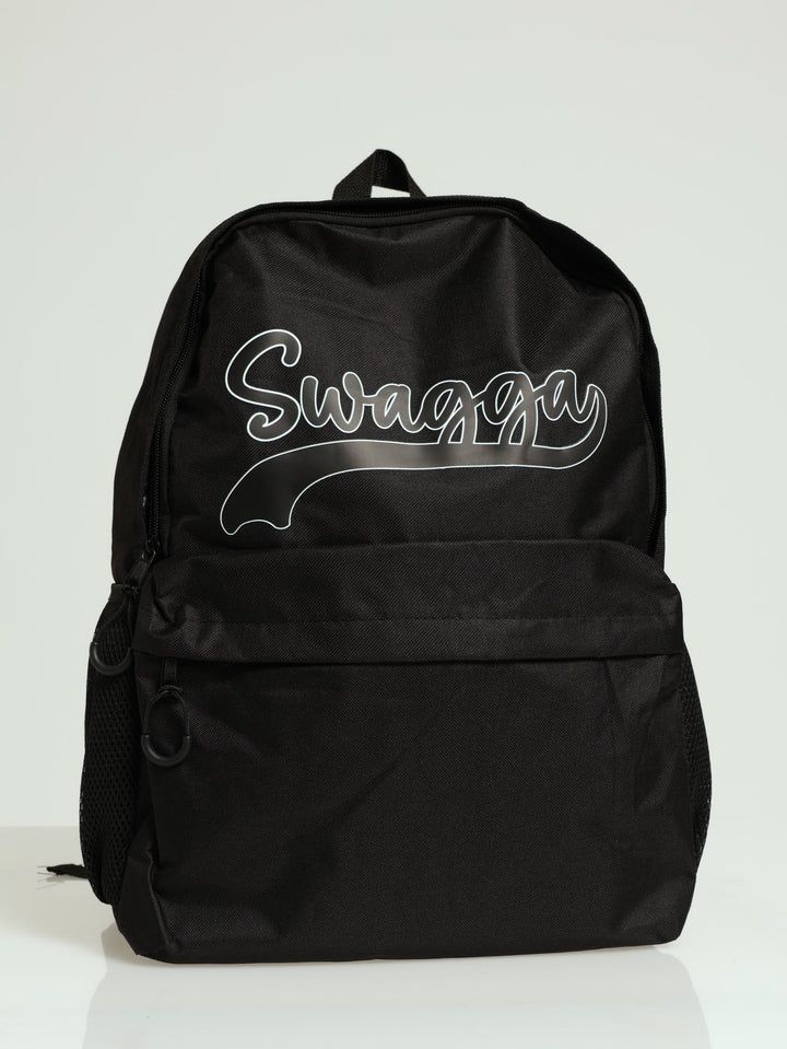 Mono Rubber Print Backpack - Black