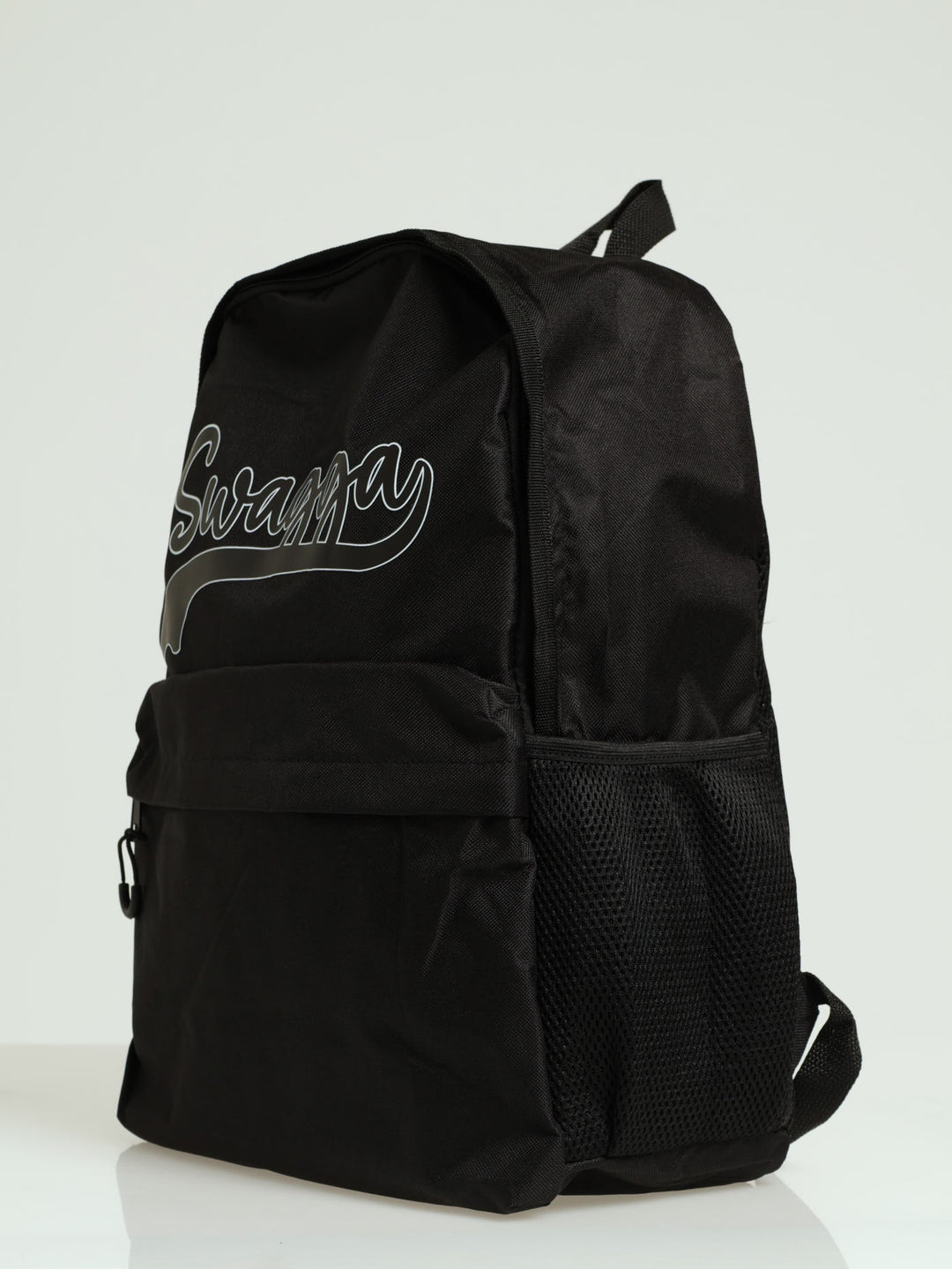 Mono Rubber Print Backpack - Black