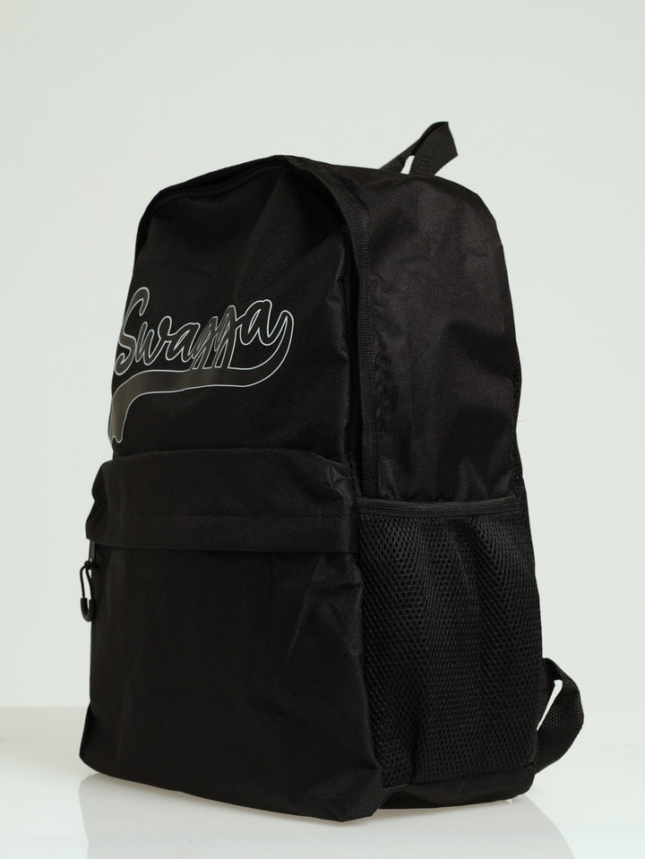 Mono Rubber Print Backpack - Black