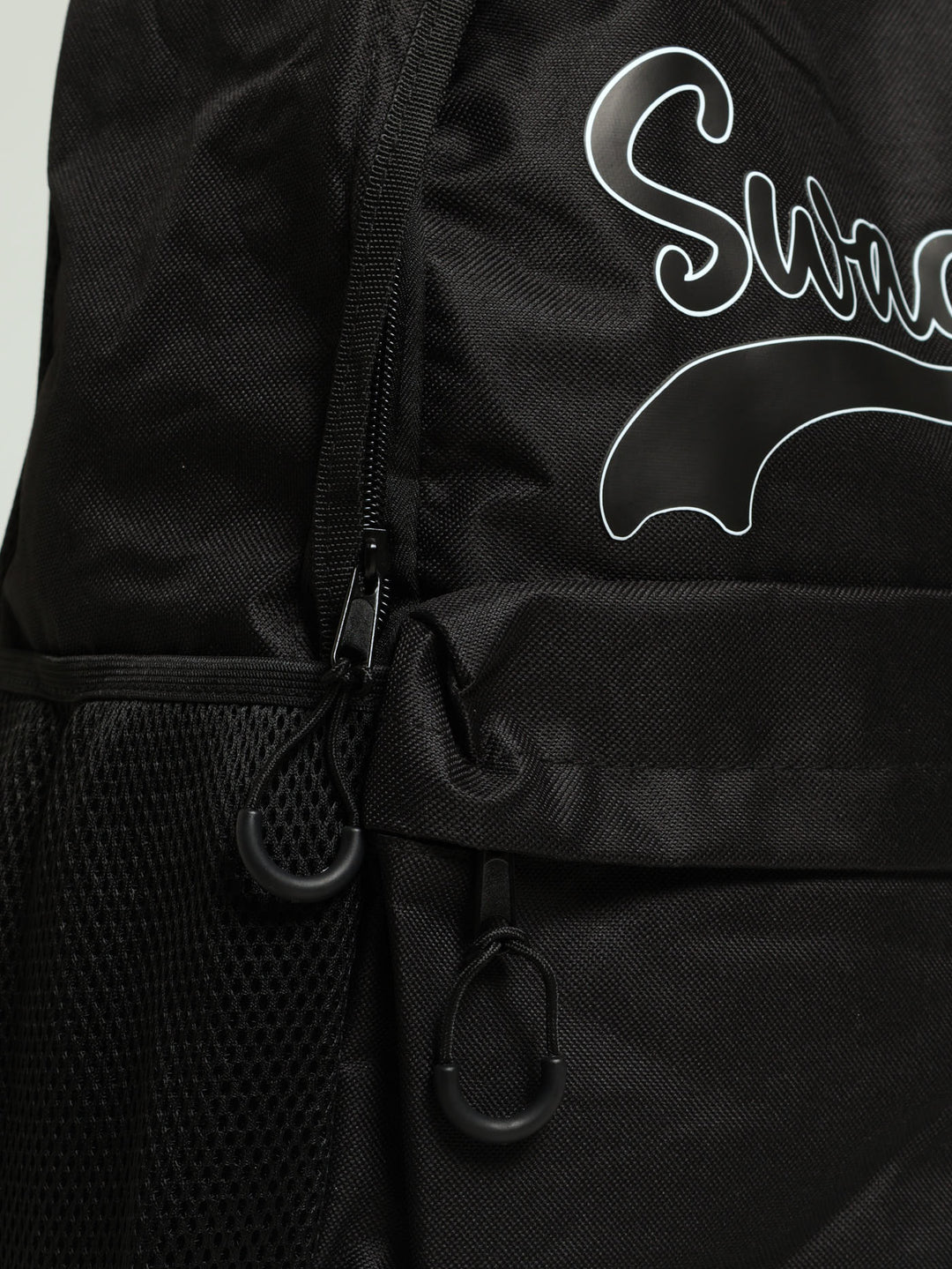 Mono Rubber Print Backpack - Black