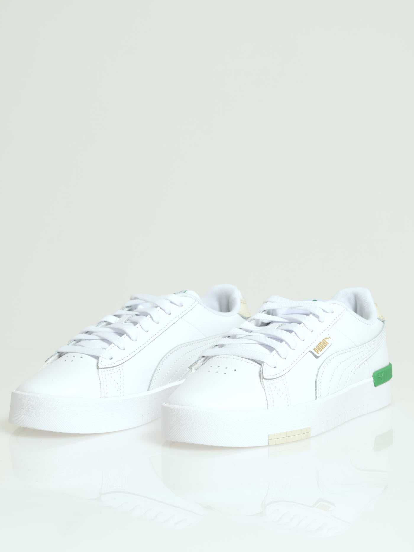 Ladies Jada Renew Sneaker-White/Green – Edgars