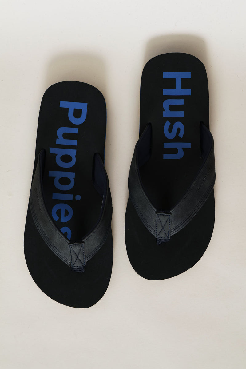 Stomp Wide Vamp Sandal - Navy
