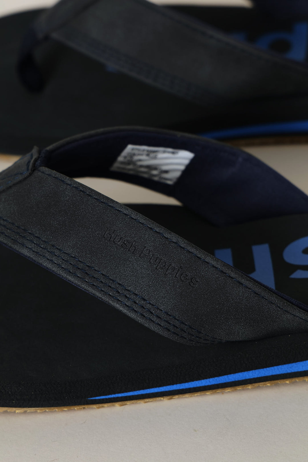 Stomp Wide Vamp Sandal - Navy