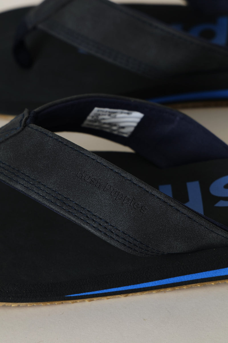 Stomp Wide Vamp Sandal - Navy