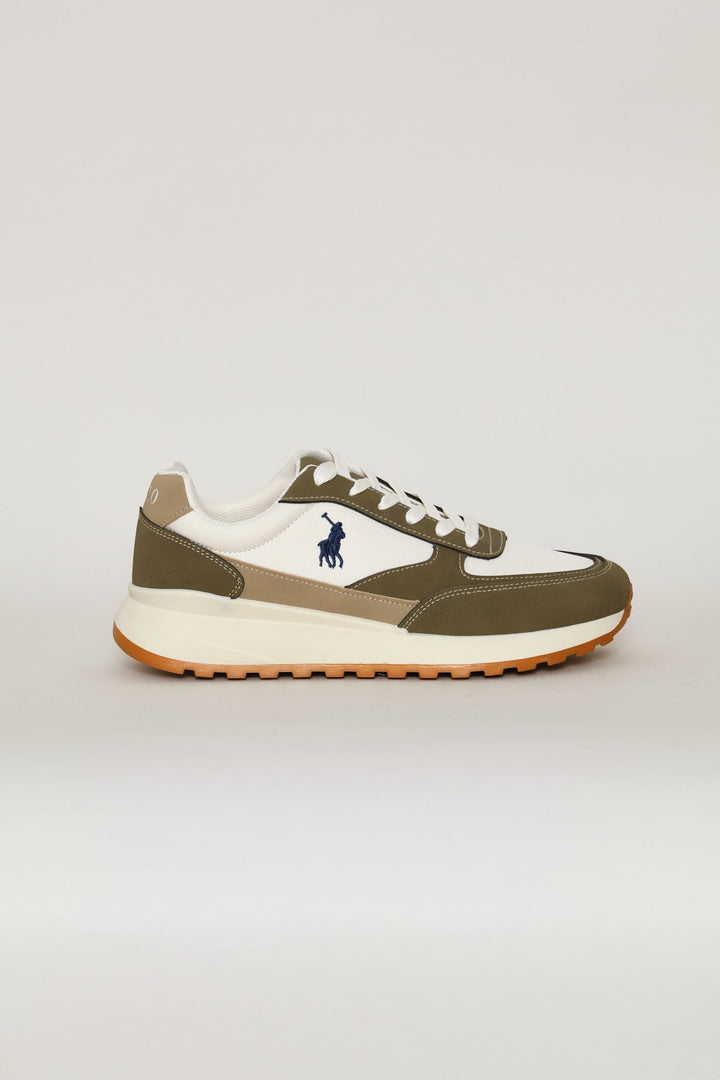 Essential Retro Runner - Stone/Olive