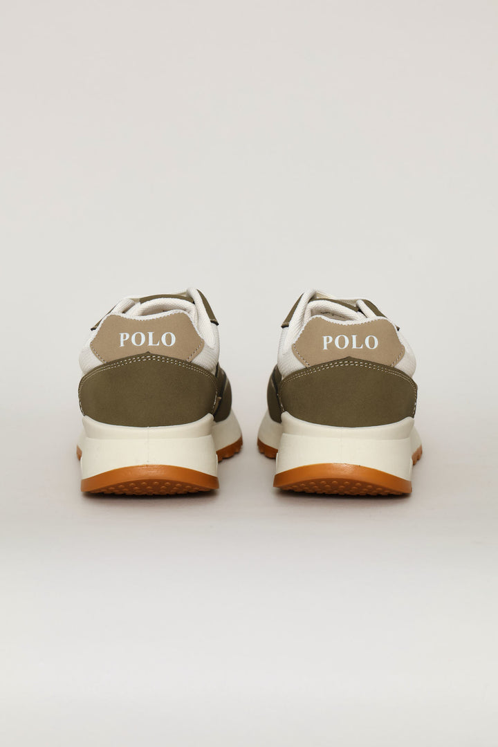 Essential Retro Runner - Stone/Olive